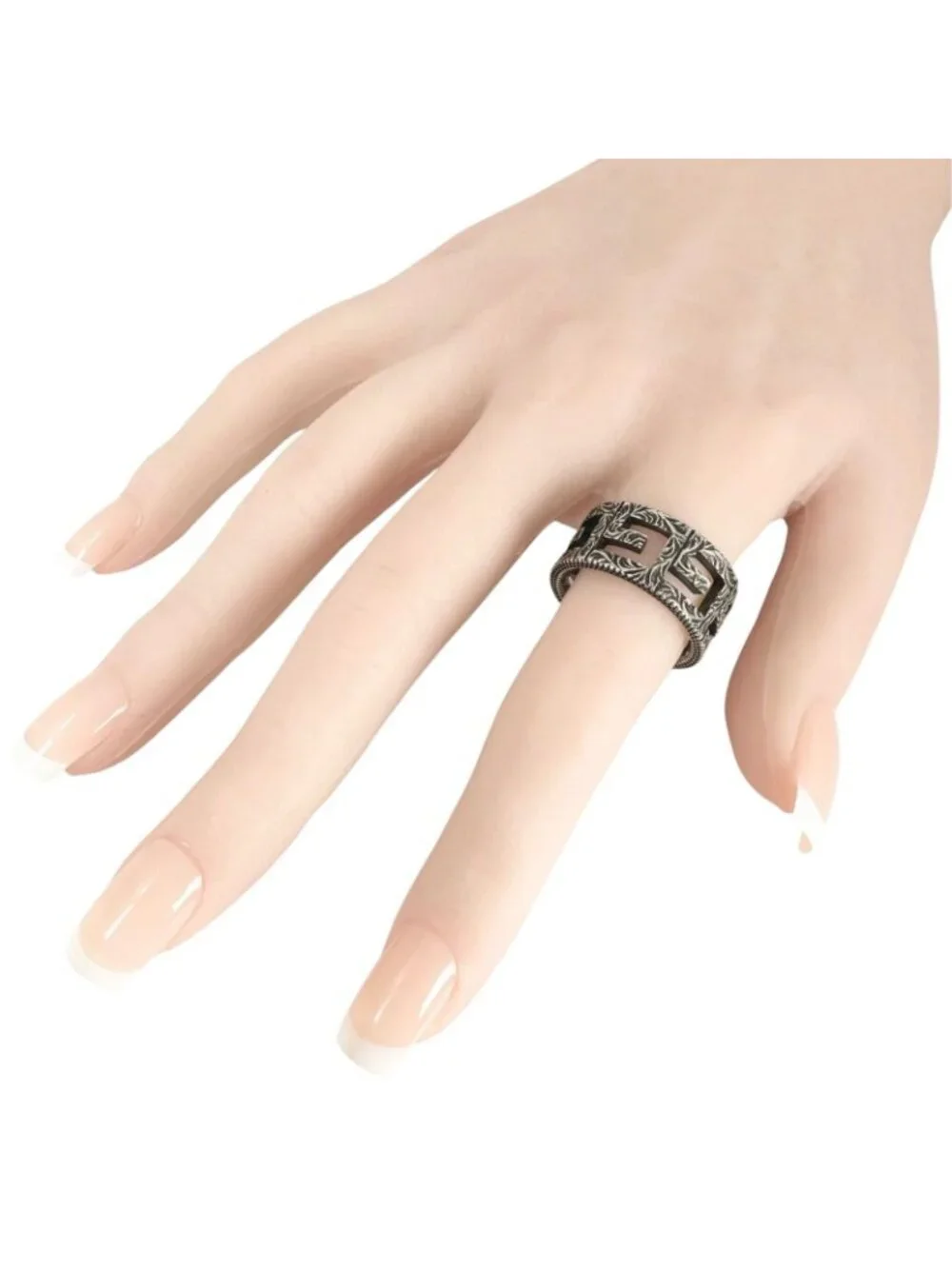 Gucci Square Silver Ring